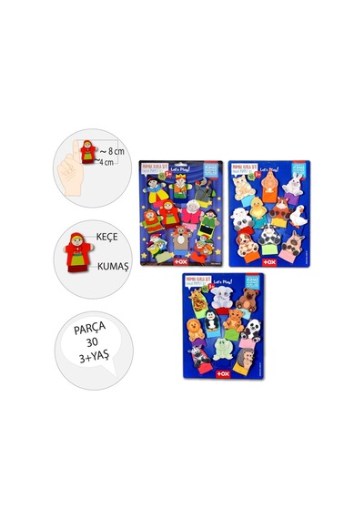 3 Set - 30 Parça Tox Masal Kahramanları Vahşi Ve Evcil Hayvanlar