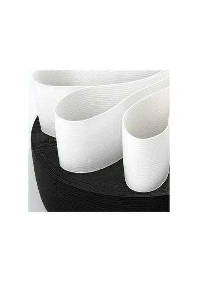 Dokuma Yassı Lastik Beyaz 3 Cm Bel,kol,paça 10 Mt - 691731285 Diğer