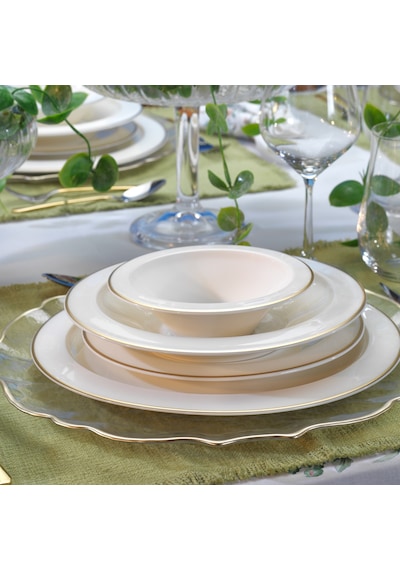 Schafer Tılsım Timeless Yemek Takımı 60 Parça-gold