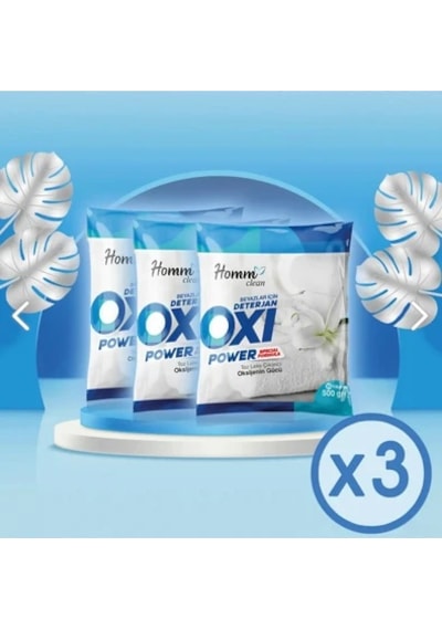 Homm Clean Oxı Power Beyazlar İçin 510 Ml - 3 Adet