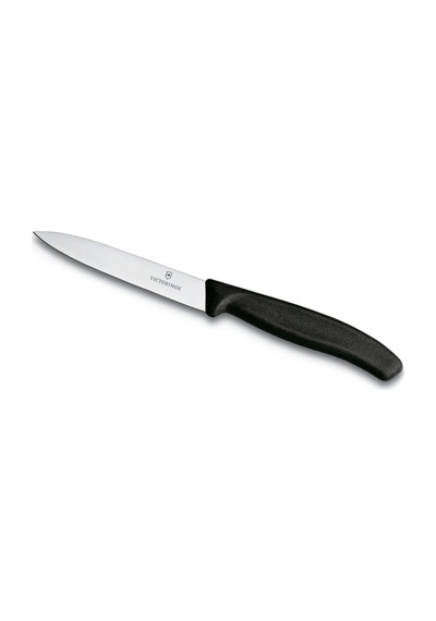 Siyah Dik Soyacak & 10 Cm. Düz Kenar Bıçak