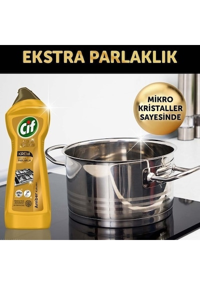 Cif Krem Altın Işıltısı 750 ML