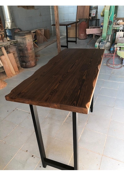 Bintaşmobilya Kütük Bar Masa-150X60.Cm