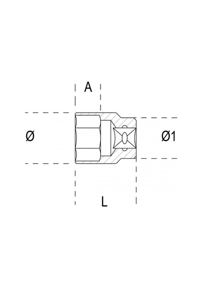 Beta 910a Lokma Altı Köşe 3/8" 7 Mm