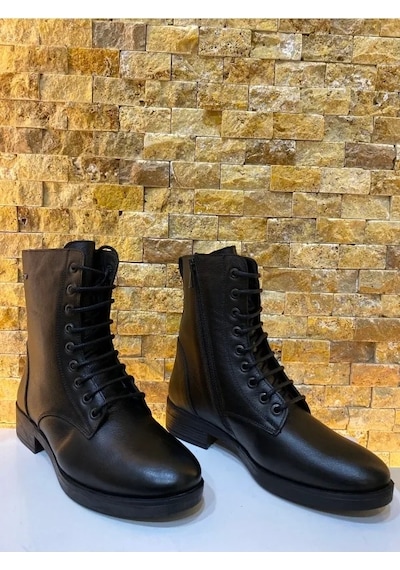 Castle Black Cb-21890-1 Kadın Deri Bot Taba