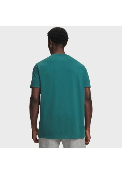 Under Armour Heavyweight Armour Label Erkek Yeşil Polo Yaka Tişört