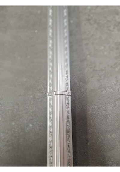 Decogold Yeni 4 100 Cm Köşe Profili Çıtası Gümüş