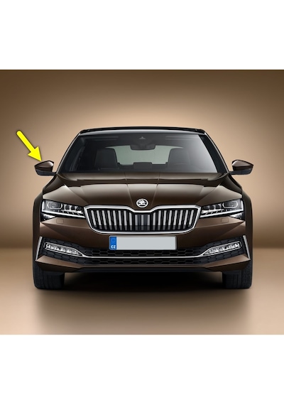 Skoda Superb 3 20-23 Sağ Yan Dış Dikiz Ayna Üst Kapağı 3V0857538A