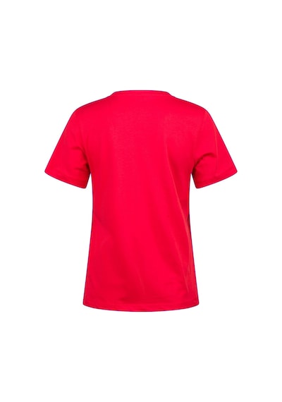 2as Alone Baskılı V Yaka Kadın T-shirt 404 Kırmızı