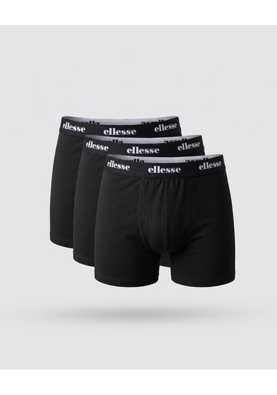 Ellesse 3lü Erkek Boxer 6sm9002-bk Siyah