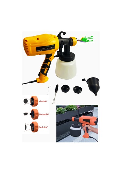 Staxx 800W Elektrikli Sprey Ilaç Dezenfektan Boya Tabancası
