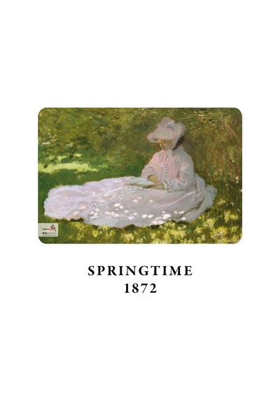 Impressionism Series - A5, Claude Monet 4'lü Defter Seti I, Çizgisiz, Toplam 256 Sayfa, Her Bir Çok Renkli