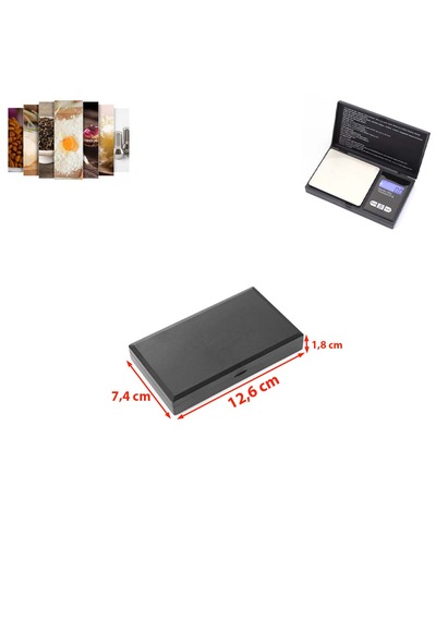 Küçük Dijital Hassas Cep Ölçeği Laboratuvar Mücevher Vb. Terazisi Lcd Elektronik Tartı Max: 500 Gr