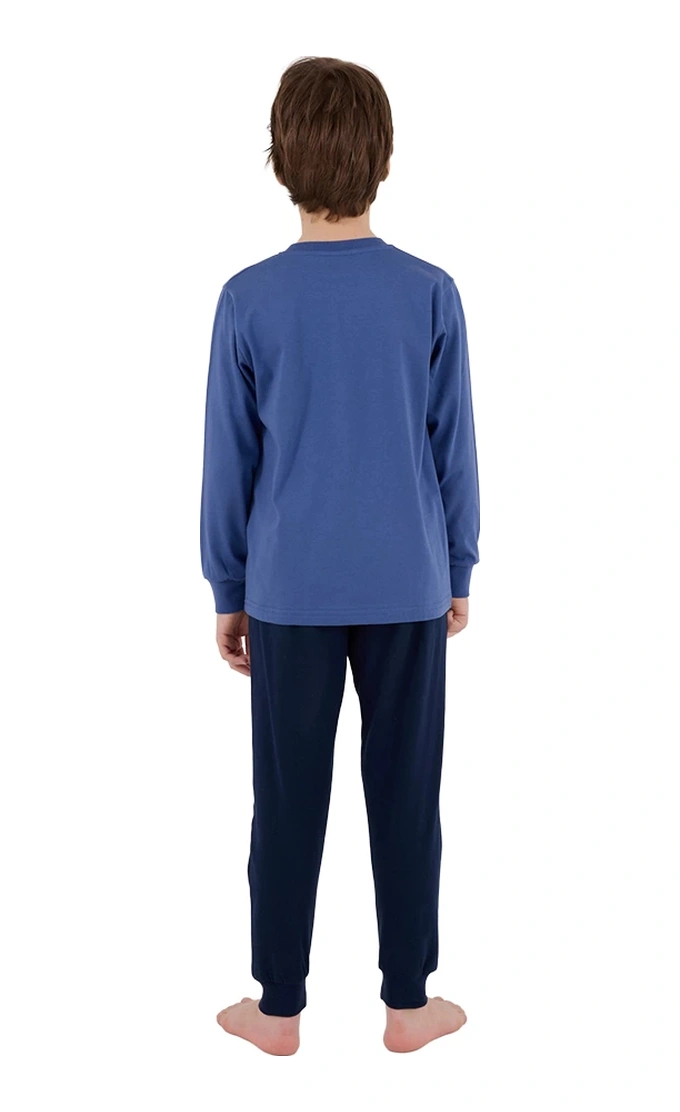 Rolypoly Rp3659-2 Erkek Çocuk Kışlık İkili Pijama Takım Okyanus
