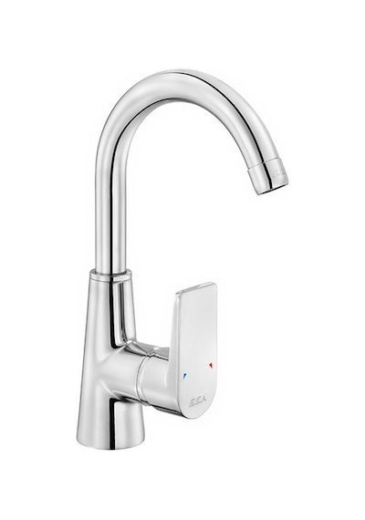 Eca Dalia Kuğu Borulu Lavabo Bataryası Pirinç Krom 102188118