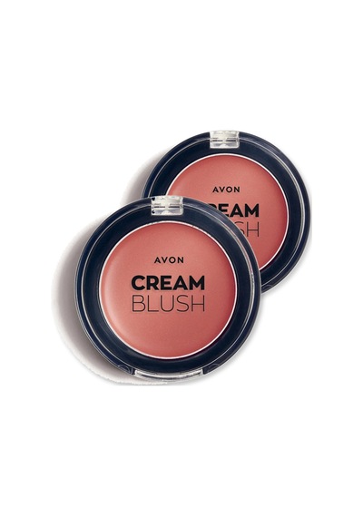 Kremsi Allık - Peach İkili Set