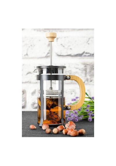 Lüx Cam 350 Ml French Press Siyah