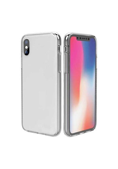 Apple Uyumlu iPhone Xs 5.8 Kılıf Zore Enjoy Kapak Renksiz
