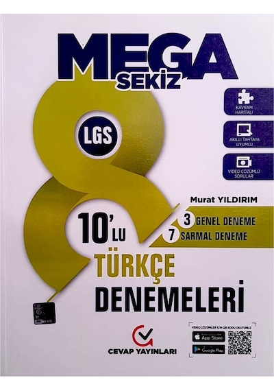 Cevap 8.Sınıf Türkçe Denemeleri 10 Lu