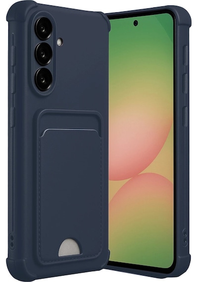 Samsung Galaxy A17 5g İçin Uyumlu Kart Ve Resim Bölmeli Soft Renkli Silikon Kapak