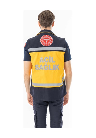 112 Acil Tıp Teknisyeni Yelek Reflektörlü Unisex Att004 Çok Renkli
