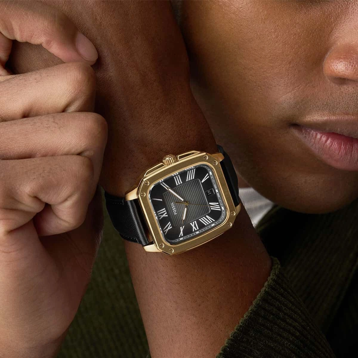 Fossil Ffs6151 Erkek Kol Saati Altın