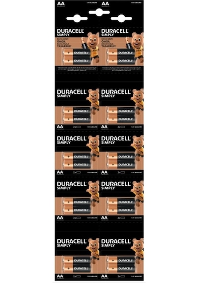 Duracell Aa Kartela Pil 20'li
