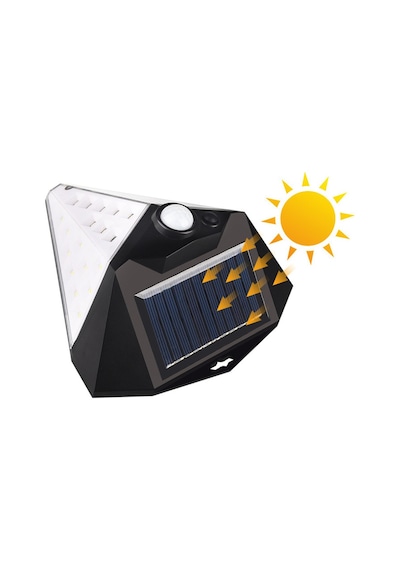 Su Geçirmez Solar Bahçe Aydınlatması 38 Led Üçgen Duvar Aydınl . Diğer