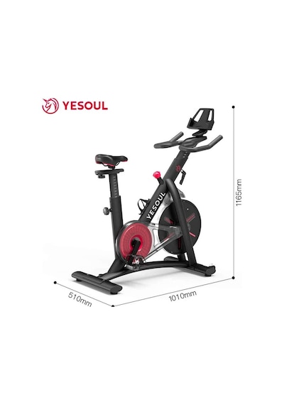 Yesoul S3 Smart Spin Bike Kondisyon Bisikleti Siyah