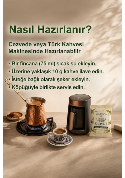 Moliendo Kolajenli Türk Kahvesi 100 G Türk Kahvesi