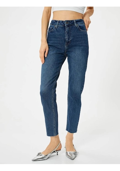 Koton Kadın Jean Pantolon Siyah 4sal40306md 25ky59t01435 Y5901 Siyah