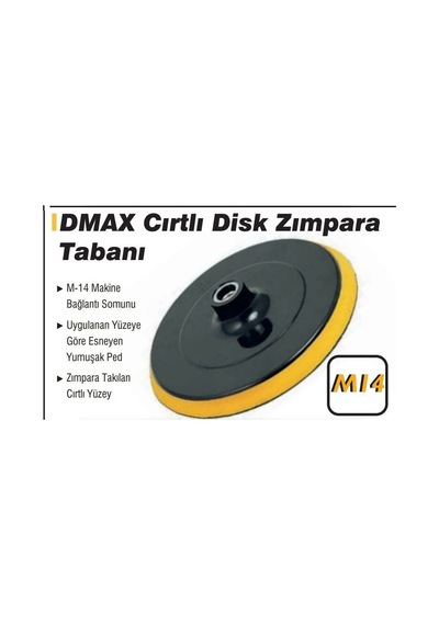 Dmax Dmx-4021 Cırtlı Zımpara Tabanı 115mm