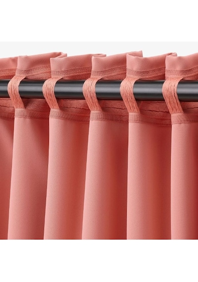 Ikea Majgull Fon Perde 145x300 Cm Pembe