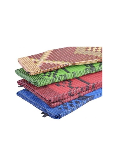 Plastik Hasır Savan Piknik Kilimi Cami Hasırı 120x230 180x270 Cm Karışık