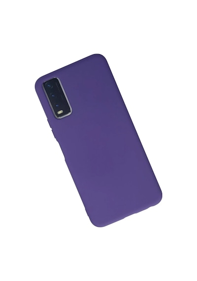 Vivo Y11s Uyumlu Kılıf Nano İçi Kadife Silikon - Mor