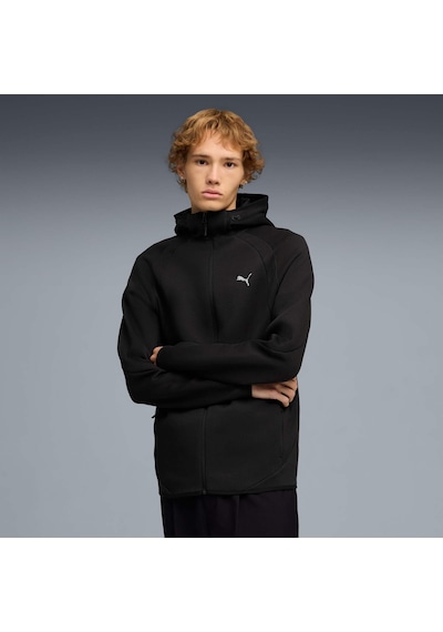 Puma Evostrıpe Erkek Kapüşonlu Ceket 692190 01 Siyah
