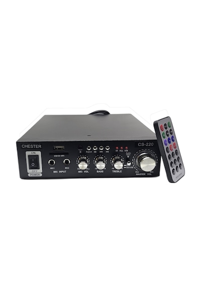 Cs-220 Trafosuz Bluetooth Anfi Ve Ctr-4 Trafolu Trafosuz Duvar Hoparlör Ses Sistemi Seti