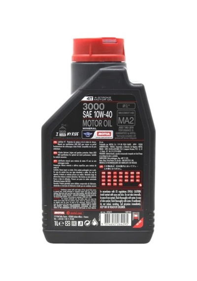 Motul 3000 10W-40 4T Mineral Motosiklet Motor Yağı 1 L
