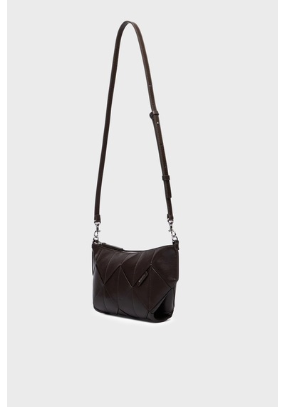Calvin Klein Logolu Çıkarılabilir Askılı Çanta Lv04f3546gbal Bayan Çanta Lv04f3546g Bal Kahve