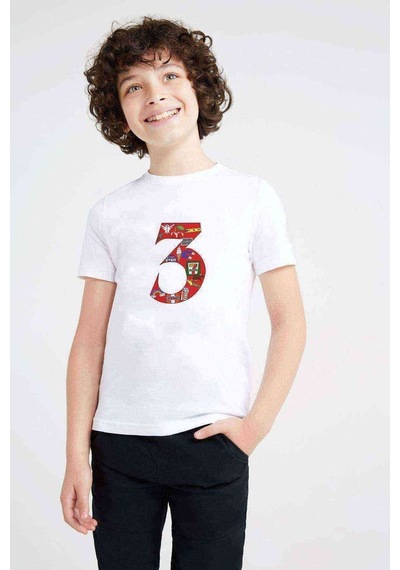 Tshirthane Stanger Things 3 Collection Baskılı Unisex Çocuk Beyaz T-Shirt