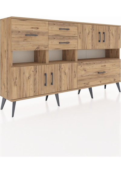 Arges Konsol 5 Raflı 4 Çekmeceli 4 Kapaklı 176x30x99 Çam-çam Atlas Çam - Atlas Çam Arges Konsol 5 Raflı 4 Çekmeceli 4 Kapaklı 176x30x99 Çam-çam Atlas Çam - Atlas Çam