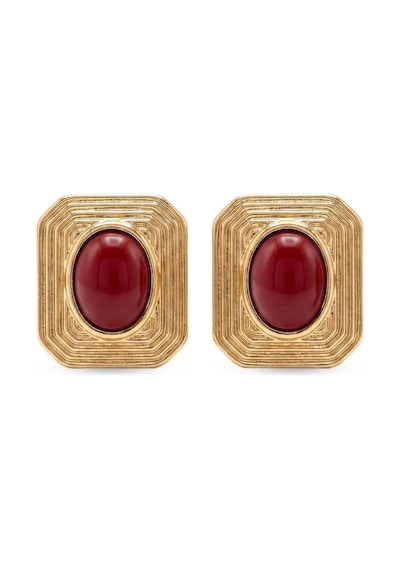 Çelik Arnia Küpe Bordo 89205342