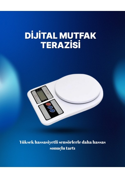 Tf-1010 Dijital Mutfak Tartısı Siyah