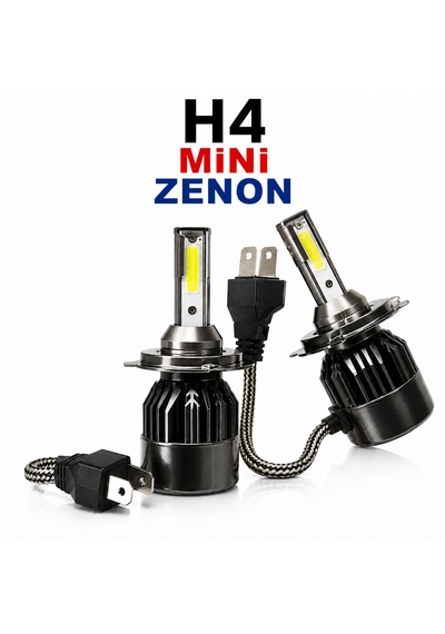 Apexi H4 Mini Led Xenon Far Ampul Seti 52w 8000 Lümen Ultra Güçlü Aydınlatmaaa