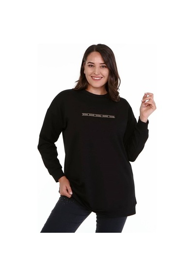 Myline Örme Baskılı Sweatshirt