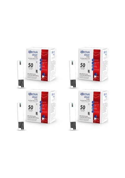 Lifechek Silver GH82 Kan Ölçüm Stribi 50 Adet - 4 Adet