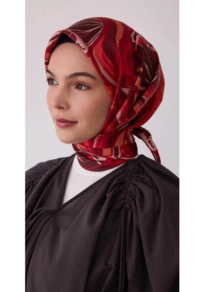 Belli Twill İpek Eşarp 26ka4417d01 57 Çok Renkli