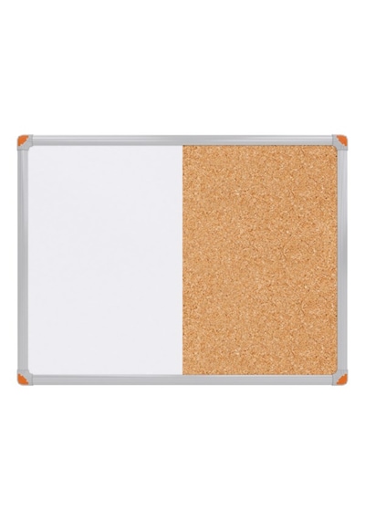 Cengo 60x90 Cm Çift Fonksiyonlu Aluminyum Çerçeve Yazı Tahtası Beyaz