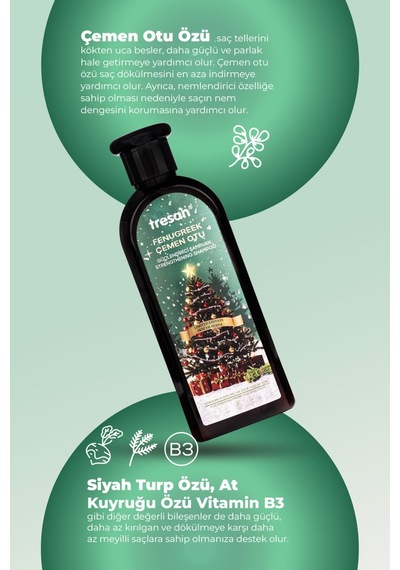 Tresan Çemen Otu Güçlendirici Sülfatsız Şampuanı 300 Ml