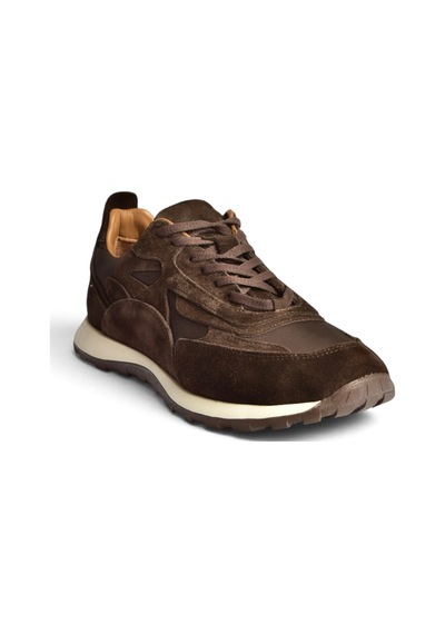 Fox Shoes Z312507561 Kahverengi Hakiki Deri Süet Kadın Spor Ayakkabı Sneakers